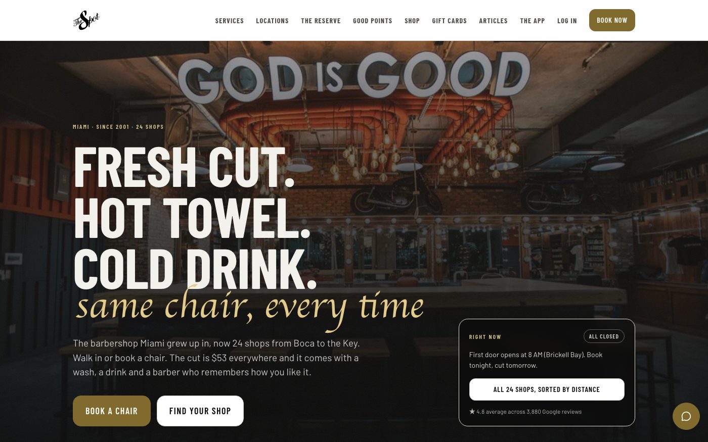 The Spot Barbershop screenshot